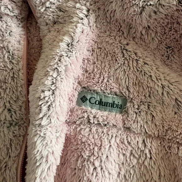Columbia Soft Pink Fleece Jacket - Picture 3 of 4